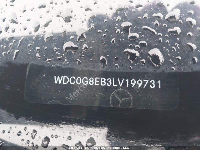 WDC0G8EB3LV199731 Mercedes-Benz Glc 300 4matic