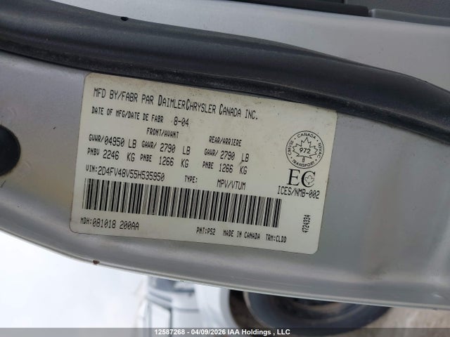 Aukcja sprzedaży 2005 Dodge Magnum, vin: 2D4FV48V55H535950, numer aukcji: 12587268