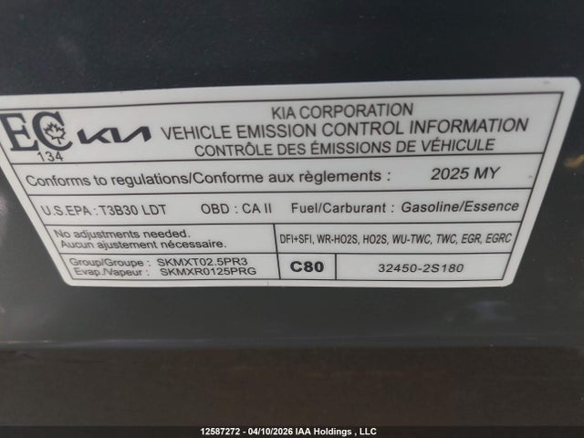 12587272 :رقم المزاد ، KNDPUCDF3S7363471 vin ، 2025 Kia Sportage Lx/x-line مزاد بيع