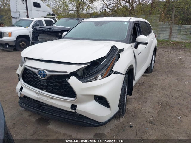 12587430 :رقم المزاد ، 5TDBBRCH5MS521694 vin ، 2021 Toyota Highlander Hybrid Le مزاد بيع
