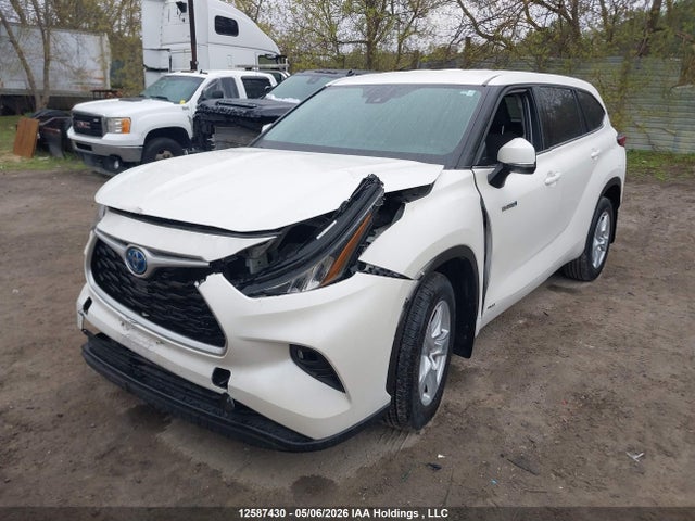 12587430 :رقم المزاد ، 5TDBBRCH5MS521694 vin ، 2021 Toyota Highlander Hybrid Le مزاد بيع