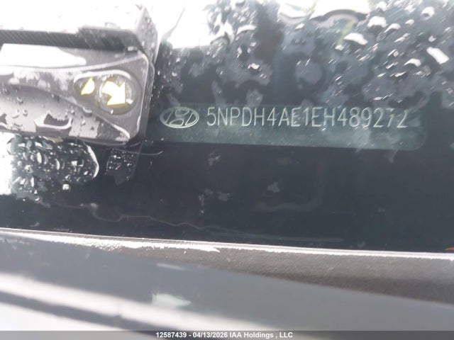 12587439 :رقم المزاد ، 5NPDH4AE1EH489272 vin ، 2014 Hyundai Elantra Gl مزاد بيع