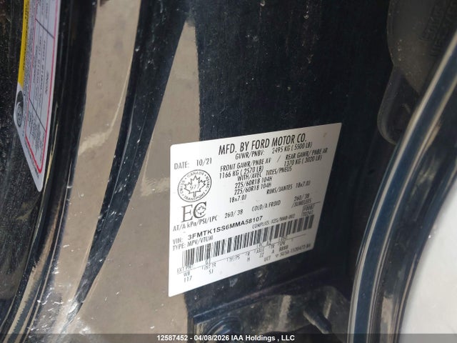 3FMTK1SS6MMA58107 Ford Mustang Mach-E