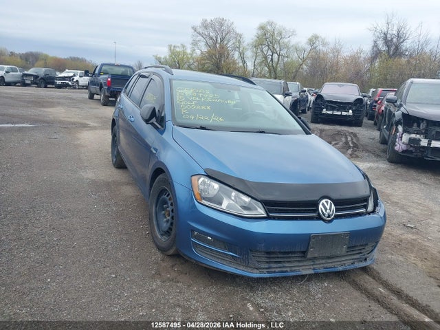 Auction sale of the 2015 Volkswagen Golf Sportwagen Tdi S/tdi Se/tdi Sel, vin: 3VWCA7AU8FM509888, lot number: 12587495