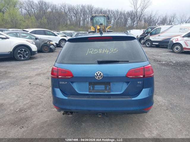 Auction sale of the 2015 Volkswagen Golf Sportwagen Tdi S/tdi Se/tdi Sel, vin: 3VWCA7AU8FM509888, lot number: 12587495