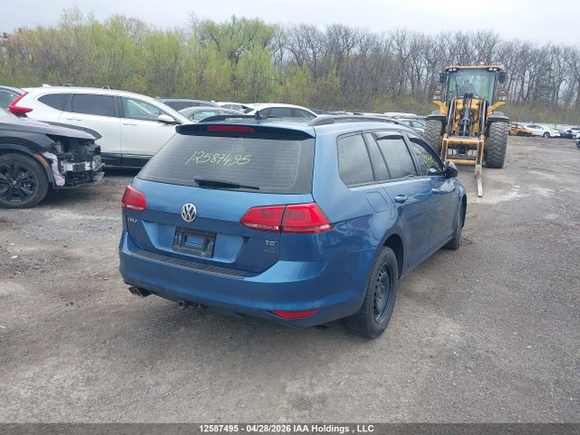 Auction sale of the 2015 Volkswagen Golf Sportwagen Tdi S/tdi Se/tdi Sel, vin: 3VWCA7AU8FM509888, lot number: 12587495
