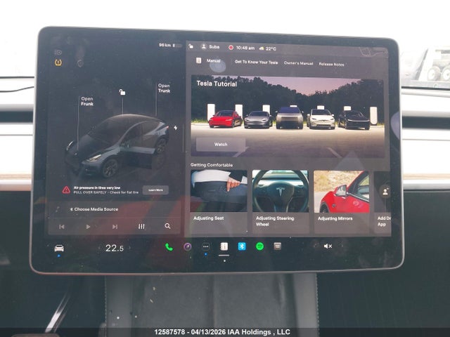 Aukcja sprzedaży 2025 Tesla Model Y Long Range, vin: 7SAYGDEE3SF282880, numer aukcji: 12587578
