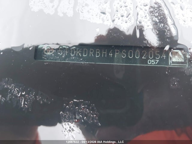 12587632 :رقم المزاد ، 5TDKDRBH4PS002054 vin ، 2023 Toyota Highlander L/le/xle/limited/platinum/xse مزاد بيع