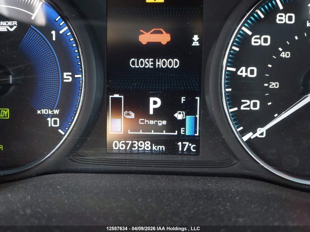2022 Mitsubishi Outlander Phev Black Edition/gt/le/se მანქანა იყიდება აუქციონზე, vin: JA4J2VA76NZ612269, აუქციონის ნომერი: 12587634