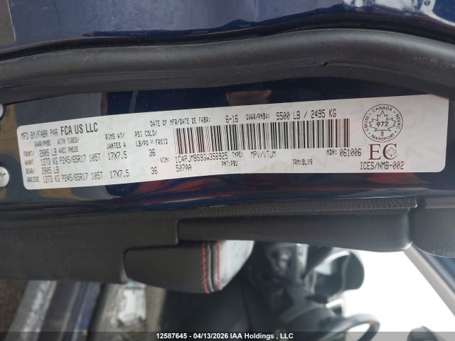 1C4PJMBS9GW356925 Jeep Cherokee Trailhawk