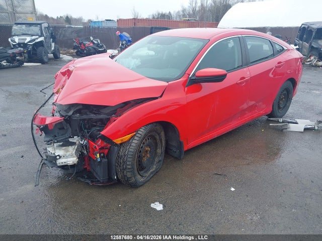 Honda Civic Lx 2019 2HGFC2F54KH011597 Image 2