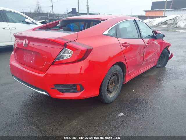 Honda Civic Lx 2019 2HGFC2F54KH011597 Image 4