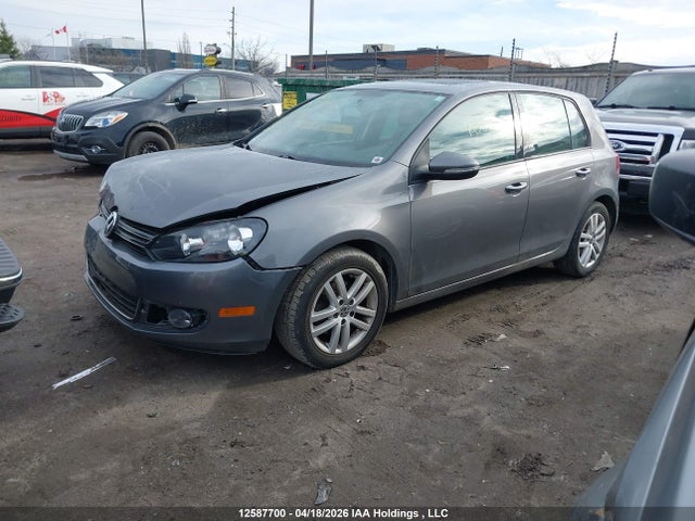 12587700 :رقم المزاد ، WVWDA9AJ8AW385560 vin ، 2010 Volkswagen Golf مزاد بيع