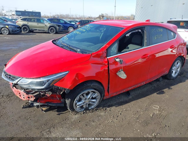 Продаж на аукціоні авто 2018 Chevrolet Cruze Lt Auto, vin: 3G1BE6SM5JS651219, номер лоту: 12582333