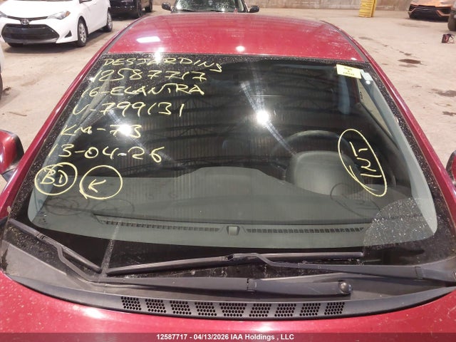 12587717 :رقم المزاد ، 5NPDH4AE6GH799131 vin ، 2016 Hyundai Elantra Se/sport/limited مزاد بيع
