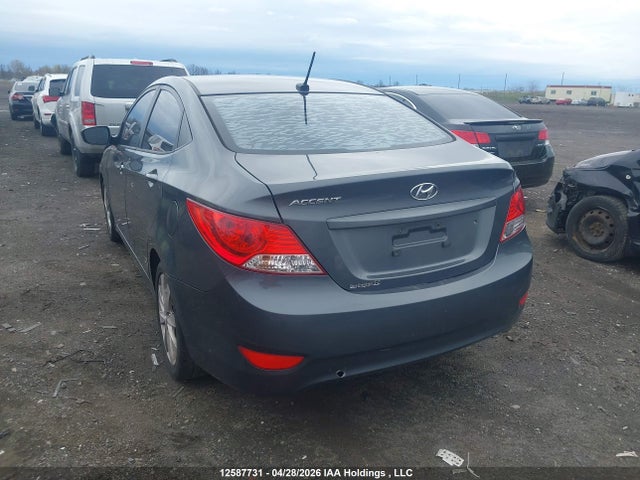 2012 Hyundai Accent Gls მანქანა იყიდება აუქციონზე, vin: KMHCU4AE3CU228019, აუქციონის ნომერი: 12587731