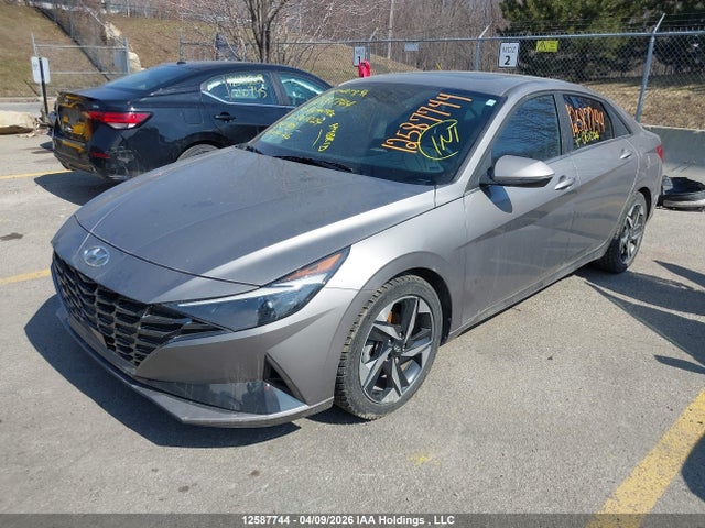 12587744 :رقم المزاد ، KMHLN4AJ4PU061024 vin ، 2023 Hyundai Elantra Hybrid Luxury مزاد بيع