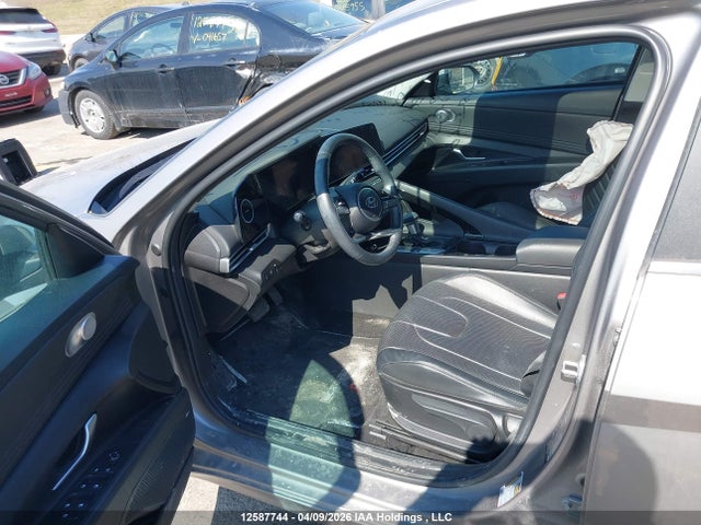 12587744 :رقم المزاد ، KMHLN4AJ4PU061024 vin ، 2023 Hyundai Elantra Hybrid Luxury مزاد بيع