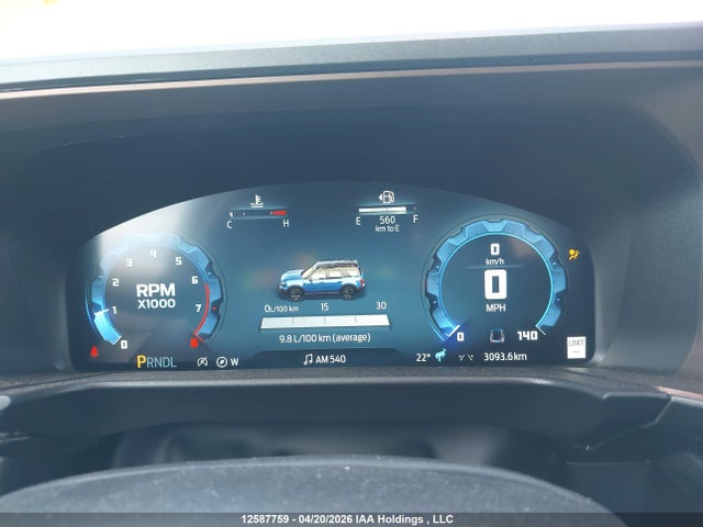 Продажа на аукционе авто 2025 Ford Bronco Sport Outer Banks, vin: 3FMCR9CN0SRF22284, номер лота: 12587759