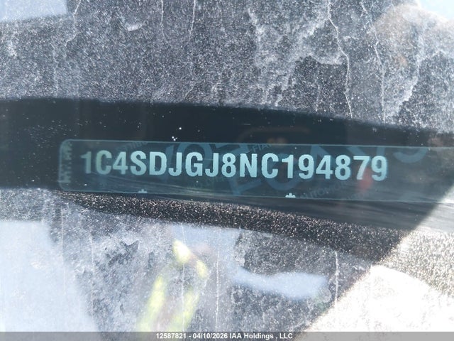 1C4SDJGJ8NC194879 Dodge Durango Srt 392