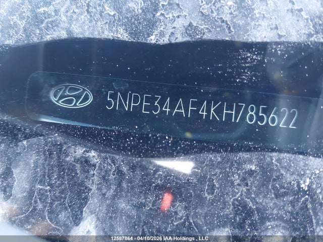 12587864 :رقم المزاد ، 5NPE34AF4KH785622 vin ، 2019 Hyundai Sonata Limited/sel/sport مزاد بيع