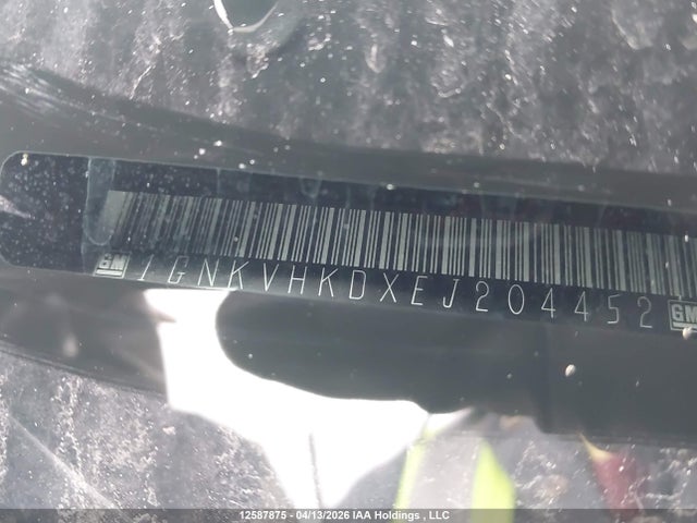 1GNKVHKDXEJ204452 Chevrolet Traverse Lt