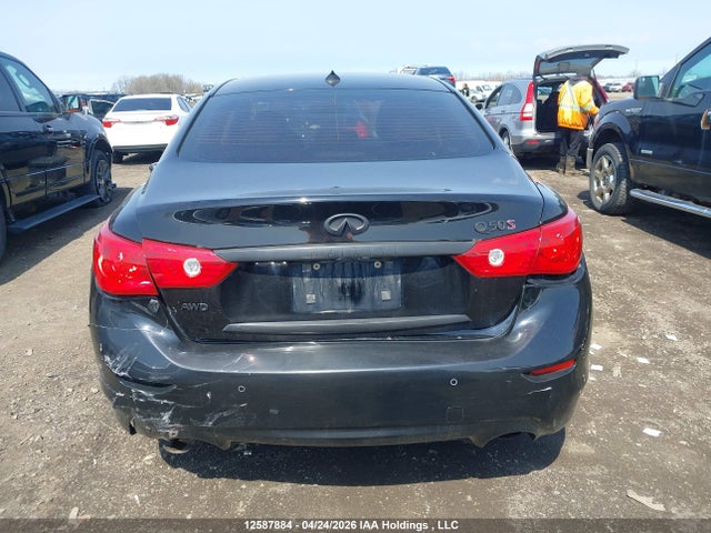 12587884 :رقم المزاد ، JN1BV7AR6EM700723 vin ، 2014 Infiniti Q50 Premium/sport مزاد بيع