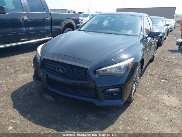 12587884 :رقم المزاد ، JN1BV7AR6EM700723 vin ، 2014 Infiniti Q50 Premium/sport مزاد بيع
