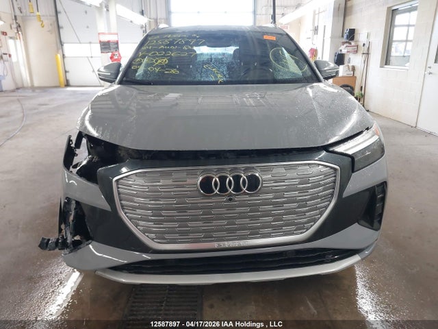 12587897 :رقم المزاد ، WA1G2AFZ5RP022627 vin ، 2024 Audi Q4 E-tron مزاد بيع