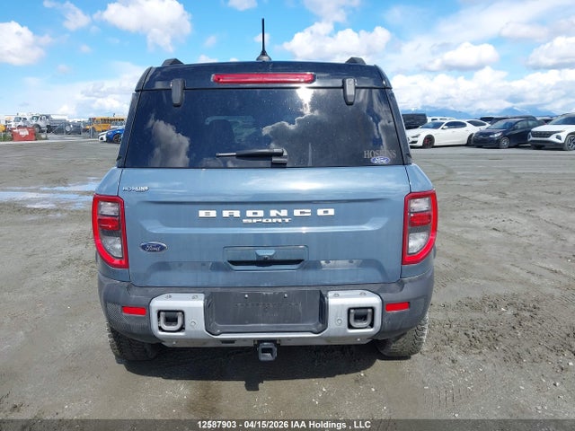 2025 Ford Bronco Sport Outer Banks მანქანა იყიდება აუქციონზე, vin: 3FMCR9CN5SRF20174, აუქციონის ნომერი: 12587903