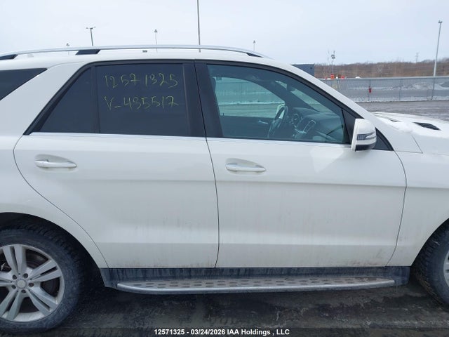 12571325 :رقم المزاد ، 4JGDA2EB5EA435517 vin ، 2014 Mercedes-benz Ml 350 Bluetec 4matic مزاد بيع