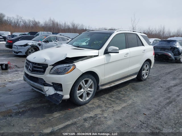12571325 :رقم المزاد ، 4JGDA2EB5EA435517 vin ، 2014 Mercedes-benz Ml 350 Bluetec 4matic مزاد بيع