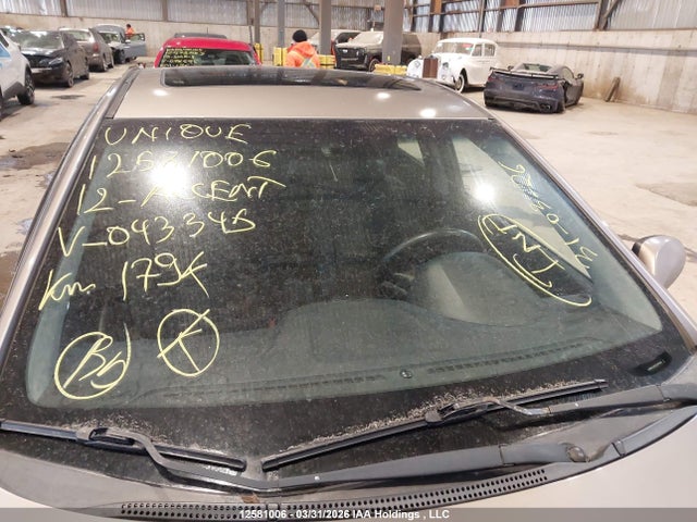 Aukcja sprzedaży 2012 Hyundai Accent Gls, vin: KMHCU5AE3CU043345, numer aukcji: 12581006