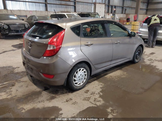 Aukcja sprzedaży 2012 Hyundai Accent Gls, vin: KMHCU5AE3CU043345, numer aukcji: 12581006