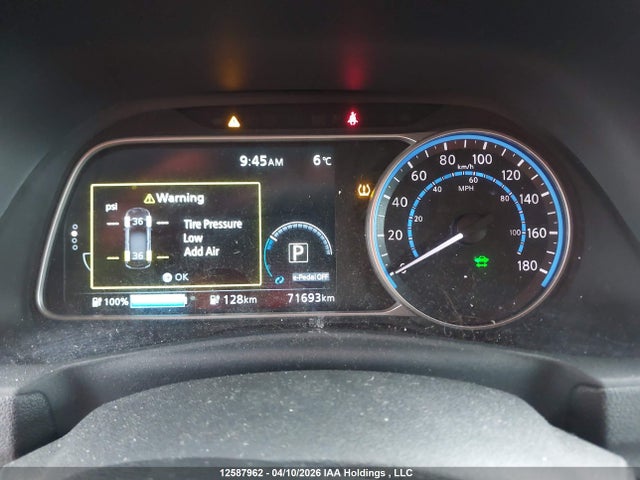 Продаж на аукціоні авто 2019 Nissan Leaf, vin: 1N4AZ1CP8KC300434, номер лоту: 12587962