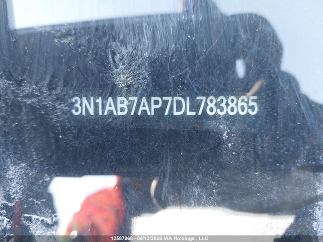12587968 :رقم المزاد ، 3N1AB7AP7DL783865 vin ، 2013 Nissan Sentra 1.8 S/1.8 Sv مزاد بيع