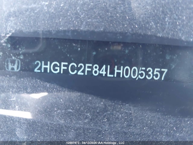 Aukcja sprzedaży 2020 Honda Civic Sport, vin: 2HGFC2F84LH005357, numer aukcji: 12587973