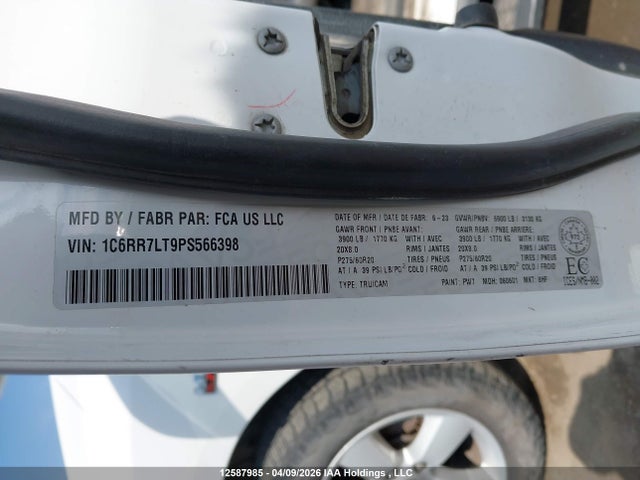 RAM 1500 Classic Slt 2023 1C6RR7LT9PS566398 Image 19