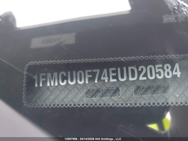 Продажа на аукционе авто 2014 Ford Escape S, vin: 1FMCU0F74EUD20584, номер лота: 12587986
