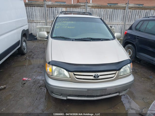 2002 Toyota Sienna Xle V6 მანქანა იყიდება აუქციონზე, vin: 4T3ZF13C12U499309, აუქციონის ნომერი: 12588003