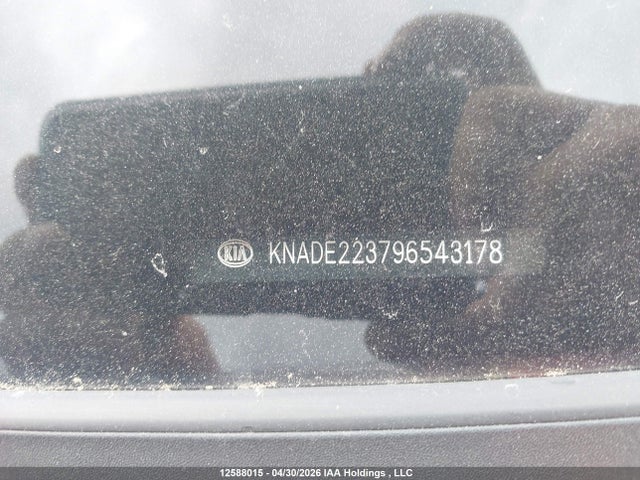 12588015 :رقم المزاد ، KNADE223796543178 vin ، 2009 Kia Rio Lx/sx مزاد بيع