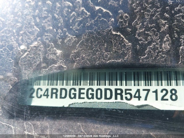 2013 Dodge Grand Caravan R/t მანქანა იყიდება აუქციონზე, vin: 2C4RDGEG0DR547128, აუქციონის ნომერი: 12588056