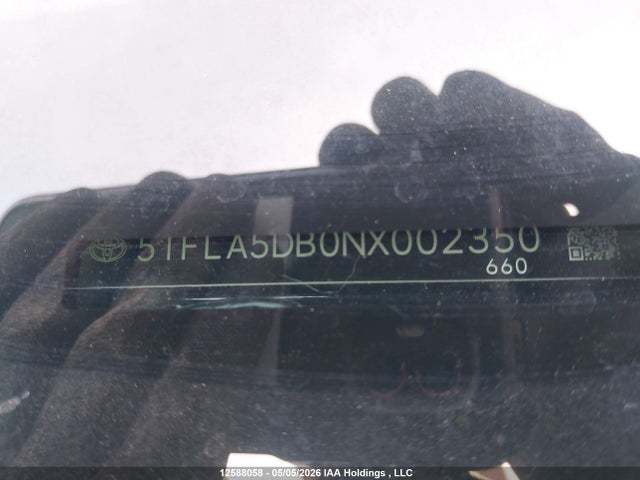 5TFLA5DB0NX002350 Toyota Tundra