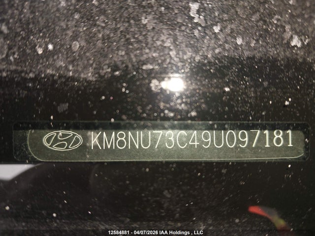 12584881 :رقم المزاد ، KM8NU73C49U097181 vin ، 2009 Hyundai Veracruz Gls/limited مزاد بيع
