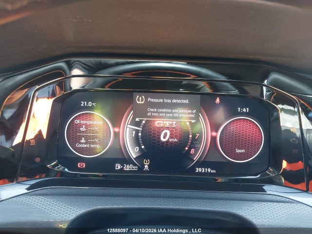 12588097 :رقم المزاد ، WVWK87CD4NW156247 vin ، 2022 Volkswagen Golf Gti مزاد بيع