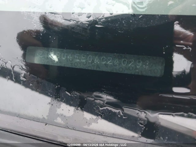 2010 Toyota Corolla Ce მანქანა იყიდება აუქციონზე, vin: 2T1BU4EE0AC240293, აუქციონის ნომერი: 12588099
