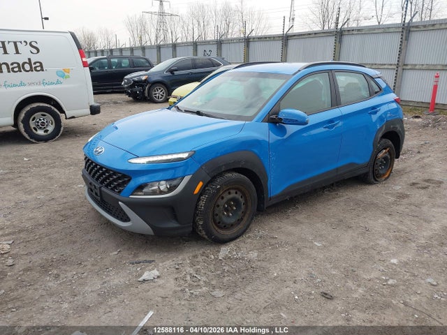 2022 Hyundai Kona Se მანქანა იყიდება აუქციონზე, vin: KM8K1CABXNU802994, აუქციონის ნომერი: 12588116