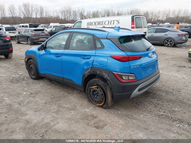 2022 Hyundai Kona Se მანქანა იყიდება აუქციონზე, vin: KM8K1CABXNU802994, აუქციონის ნომერი: 12588116