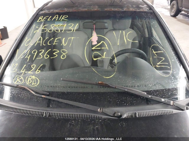 Aukcja sprzedaży 2010 Hyundai Accent, vin: KMHCN4BC8AU493638, numer aukcji: 12588131