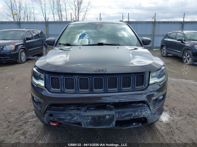 12588132 :رقم المزاد ، 3C4NJDDB1MT568370 vin ، 2021 Jeep Compass Trailhawk مزاد بيع